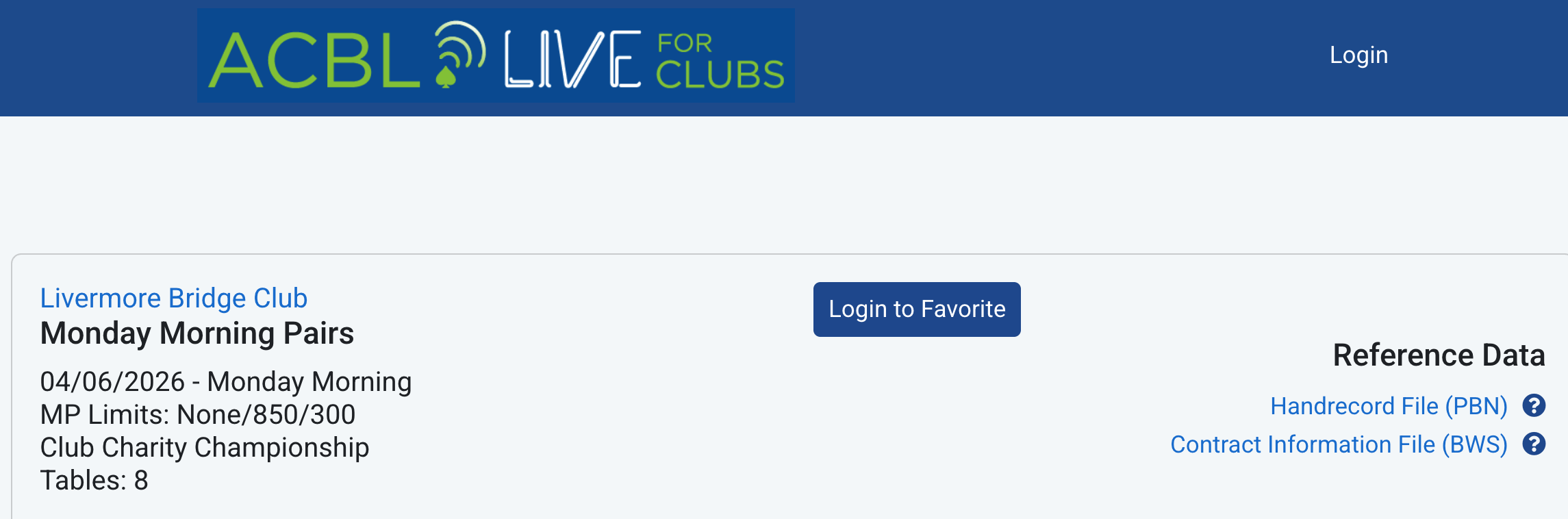 ACBL Live download links